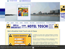 Tablet Screenshot of hoteltoschi.com